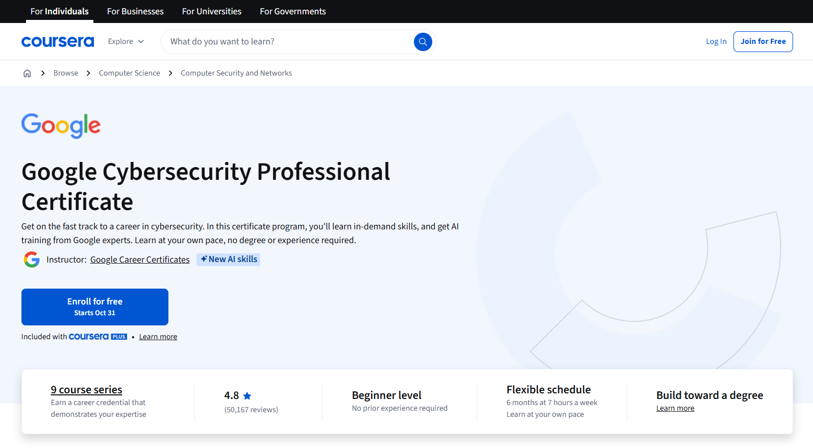 Professional cybersecurity certification course by google india
Professional cybersecurity certification course by google free
Professional cybersecurity certification course by google free download
Google Cybersecurity certification free
Google Cybersecurity Professional Certificate
Free online cyber security courses with certificates
Google Cybersecurity course - Free Most Demanded Careers 2026 in India and globally: Visualizing the highest paying jobs in 2026 like AI, Data Science, and Cybersecurity to find the Best Career Options For 2026. Cybersecurity Free Courses 2026: Top Cybersecurity Courses and Cybersecurity Certification paths offering cybersecurity courses free with certificate.