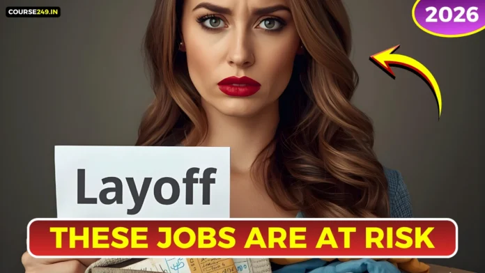 Jobs At Risk From AI list 2026: Microsoft report showing 40 jobs most at risk from AI globally, including the impact on jobs at risk from ai in India and predicting what jobs will AI replace by 2030.